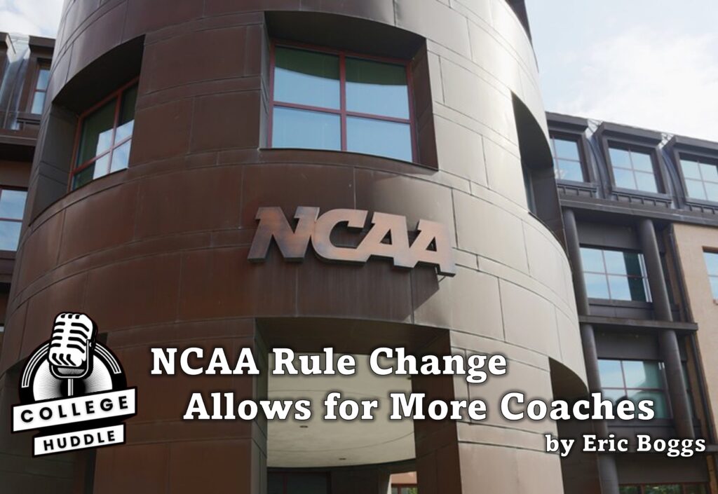 NCAA Rule Change Allows for More Coaches