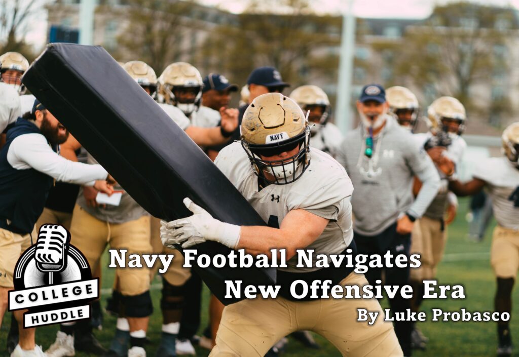 Navy Football Navigates New Offensive Era.