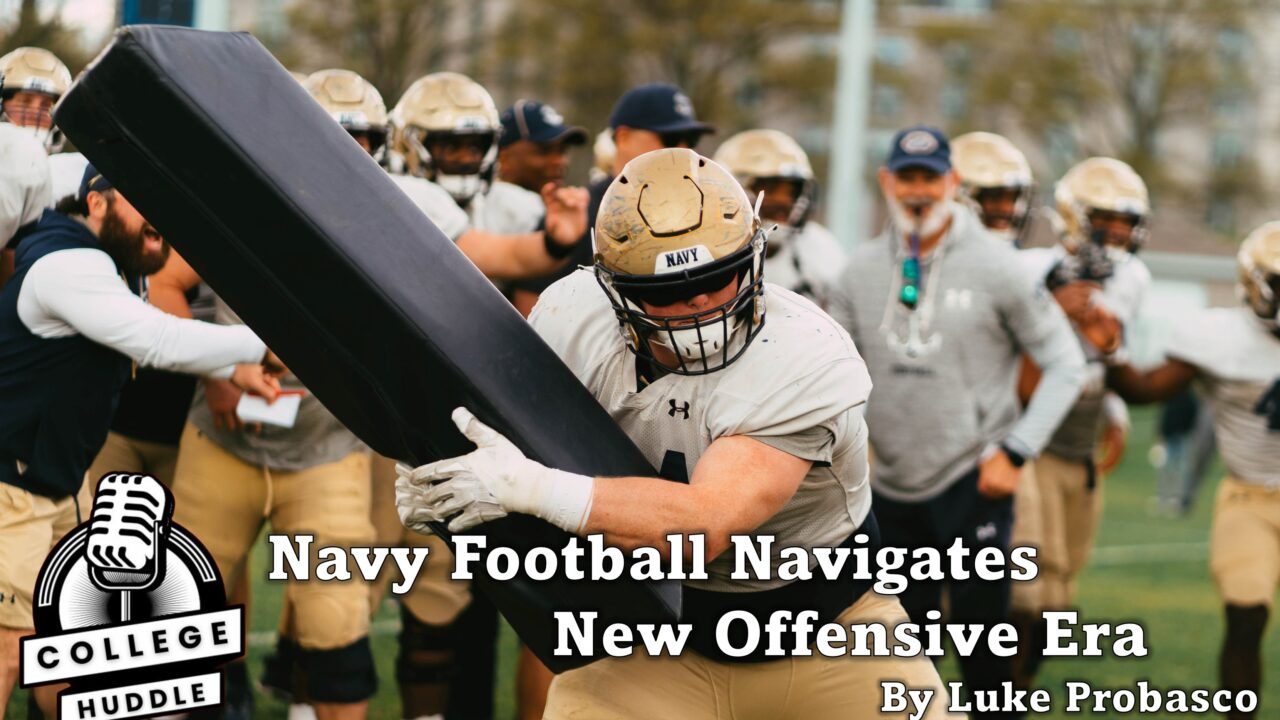 Navy Football Navigates New Offensive Era.