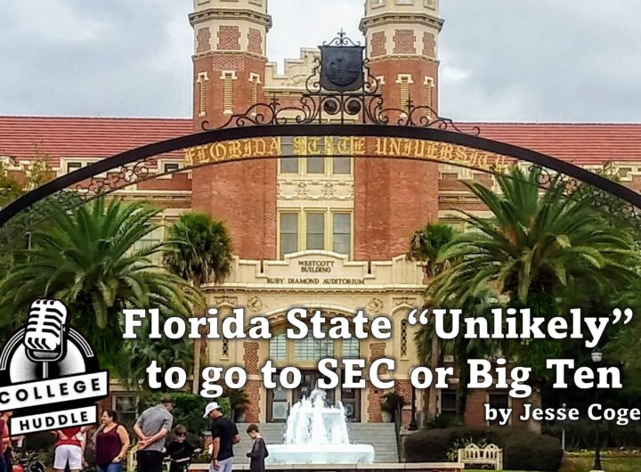 Florida State "Unlikely" to go to SEC or Big Ten.