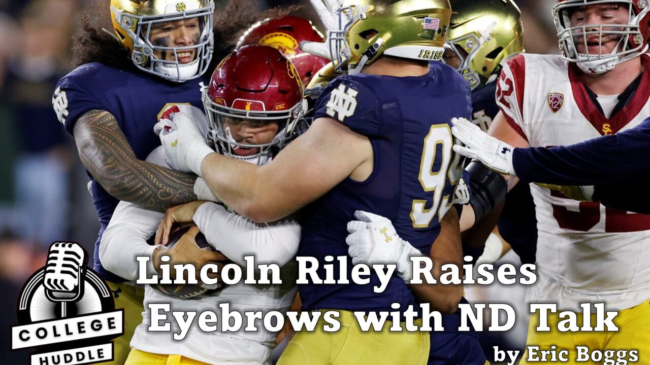 Lincoln Riley Raises Eyebrows with Notre Dame Talk.