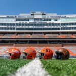 Illinois football helmets